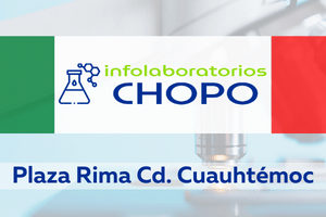 Laboratorio Médico del Chopo Plaza Rima Cd. Cuauhtémoc: Teléfonos, precios y promociones y horarios